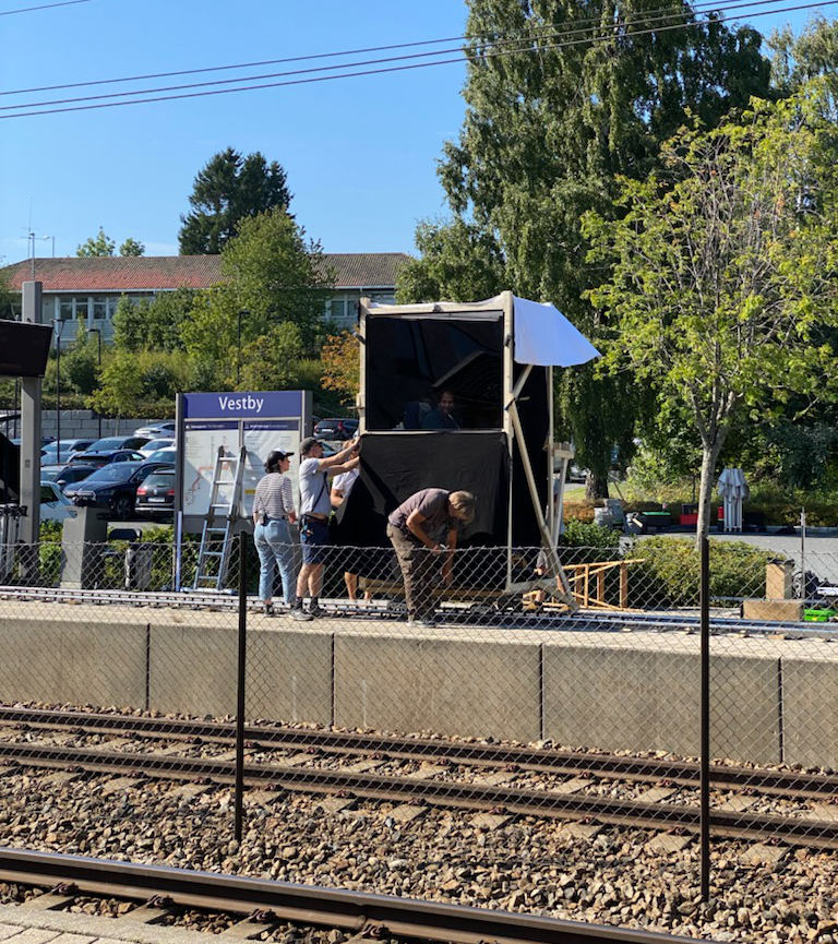 Vy reklame bygging av tarn dag 2 25 august 2022